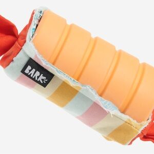 Bark box Super Chewer Rip & Reveal candy Dog Toy NEW wacky bounce & roll